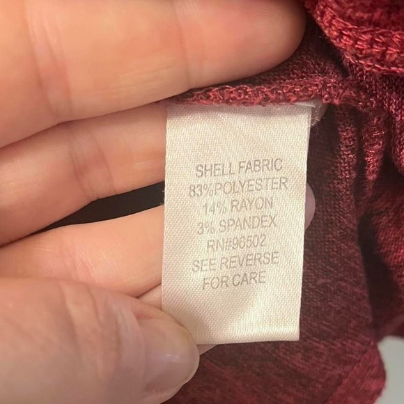 Krazy Kat Burgundy Knit Top - Picture 3 of 5